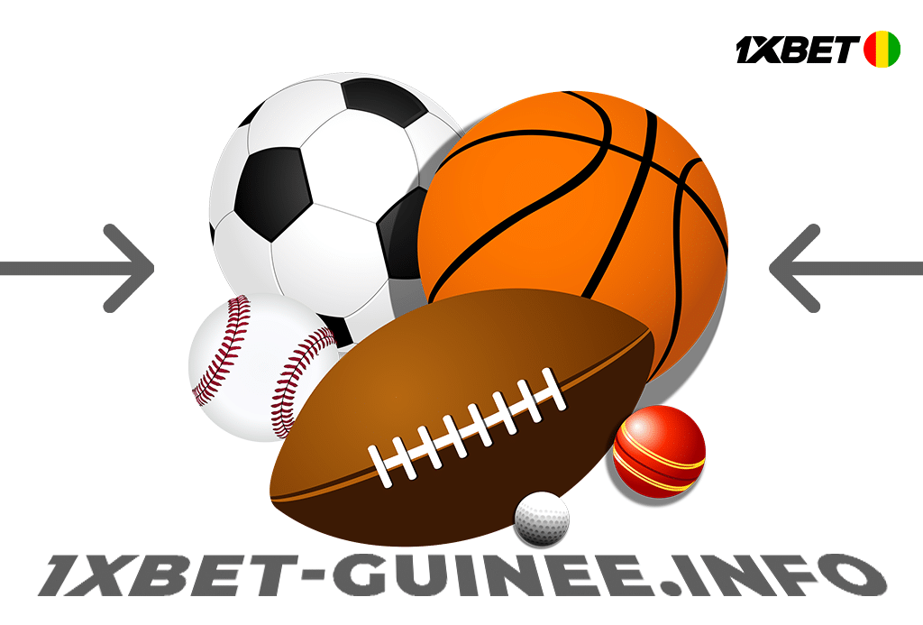 Les disciplines sportives pour parier sur 1xBet Guinee