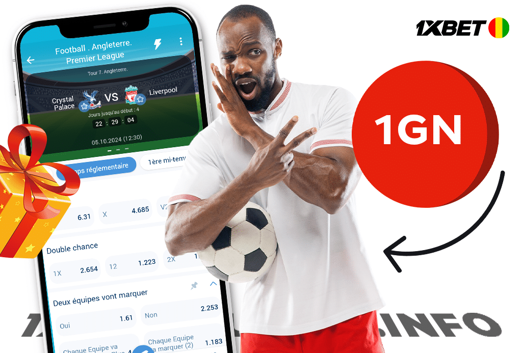 Voici comment parier avec le bonus code promo 1xBet Guinee