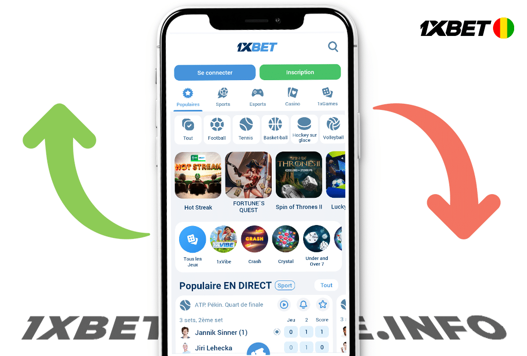 Avantages et inconvénients de l’application 1xBet Guinée APK