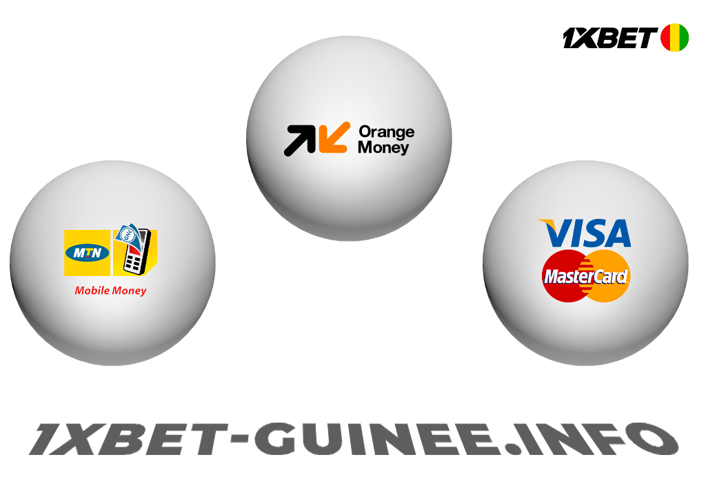 Principales méthodes de retrait disponibles sur 1xBet Guinée