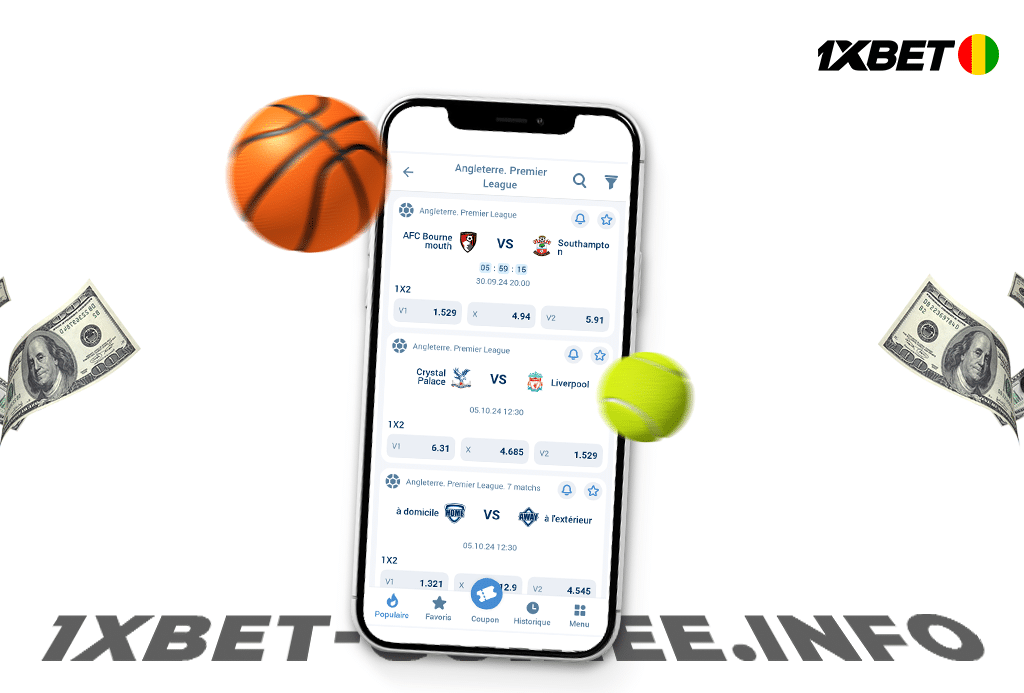 Comment parier sur 1xBet Guinée