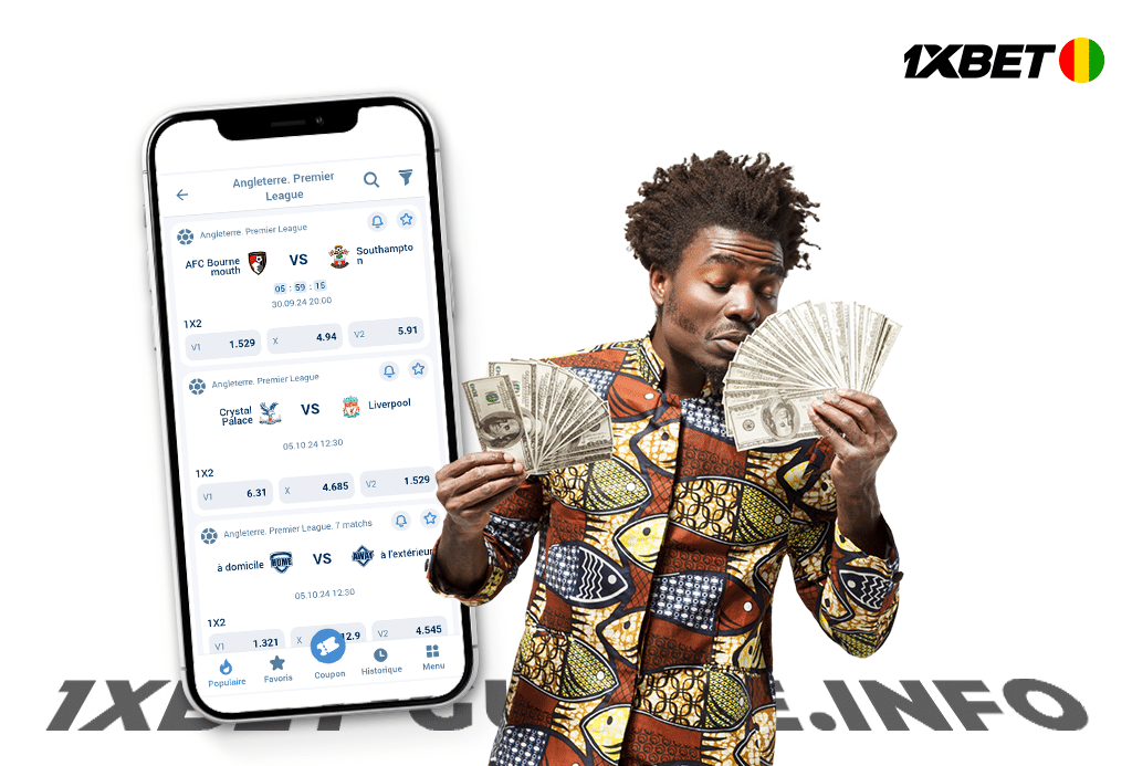 Pourquoi parier sur 1xBet Guinée