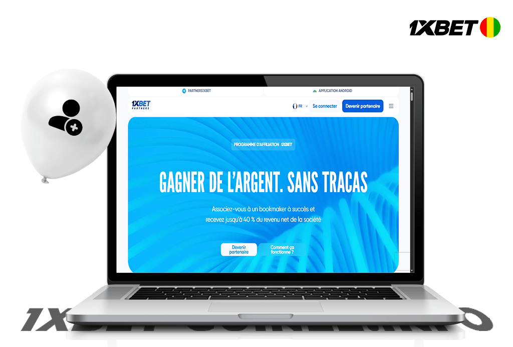 Comment s'inscrire sur 1xPartners pour PC