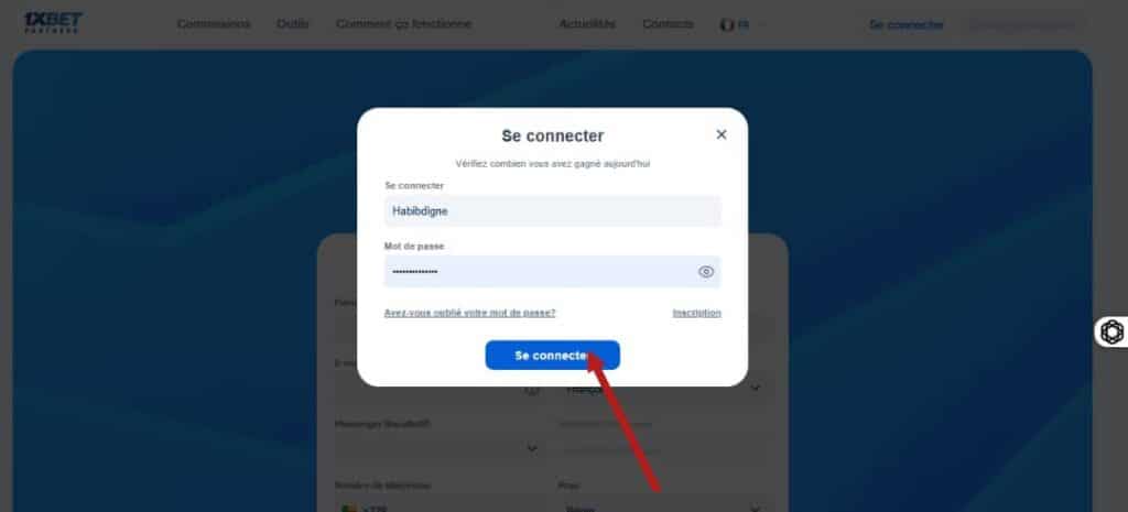 Connexion et utilisation