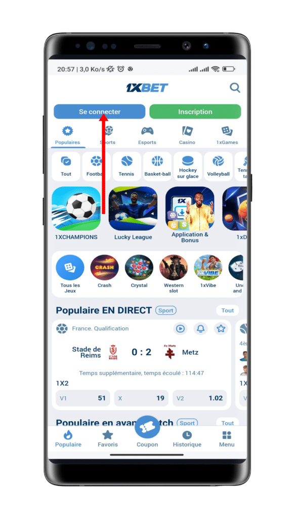 Connectez-vous à votre compte